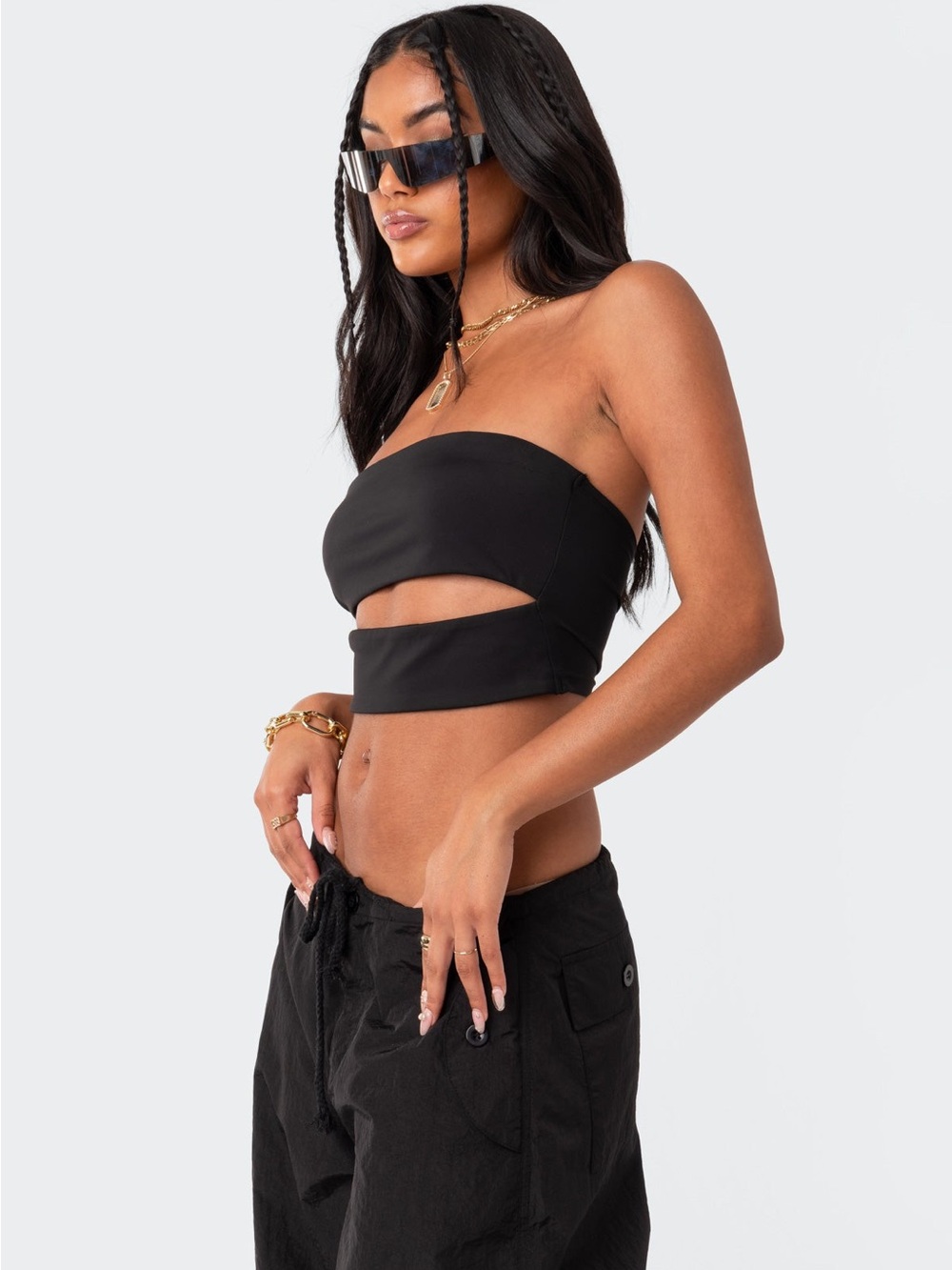 Edikted Darcey Cut-Out Tube Top